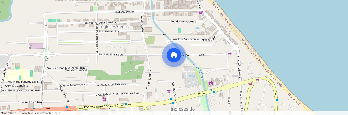 Rua Dante De Patta 449, Ingleses Do Rio Vermelho, Florianópolis - SC, 88058-510, Brazil