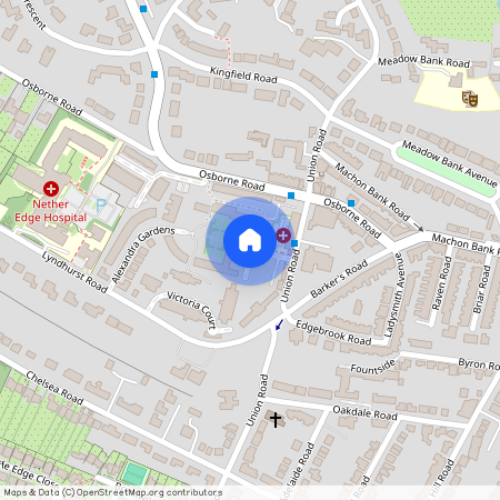 The Penthouse at Union Drive, Nether Edge, Sheffield, S11 9EQ