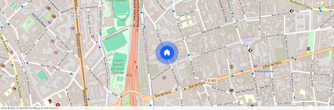 Rue Édouard Vaillant, Francja, Bagnolet