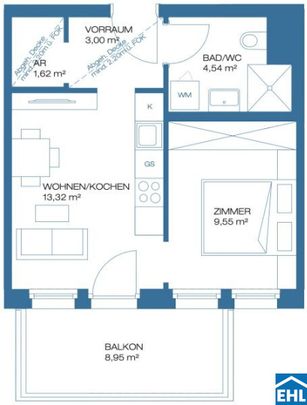 Möblierte Singlewohnung in Ruhelage und Citynähe - Foto 1
