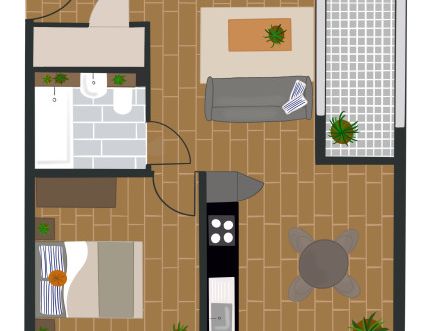 Apartment Type B1G Urban Mid-century - Photo 1
