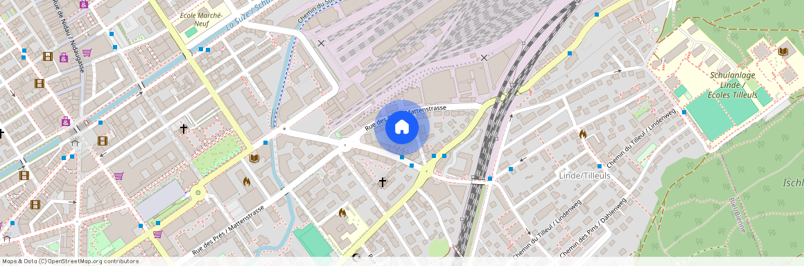 2503, Biel/Bienne, Rue Des Prés / Mattenstrasse, 130