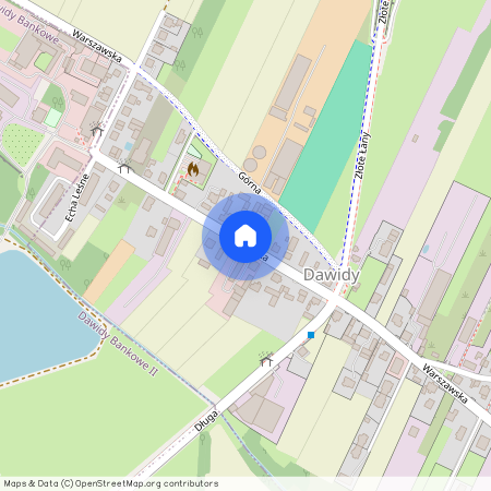 ul. Warszawska, Dawidy, Raszyn, pruszkowski, mazowieckie