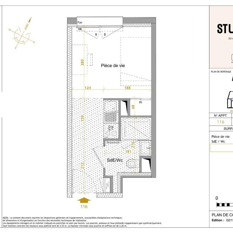 Location Appartement 1 pièce Meublé 18m² NANTES 44300 - Photo 1