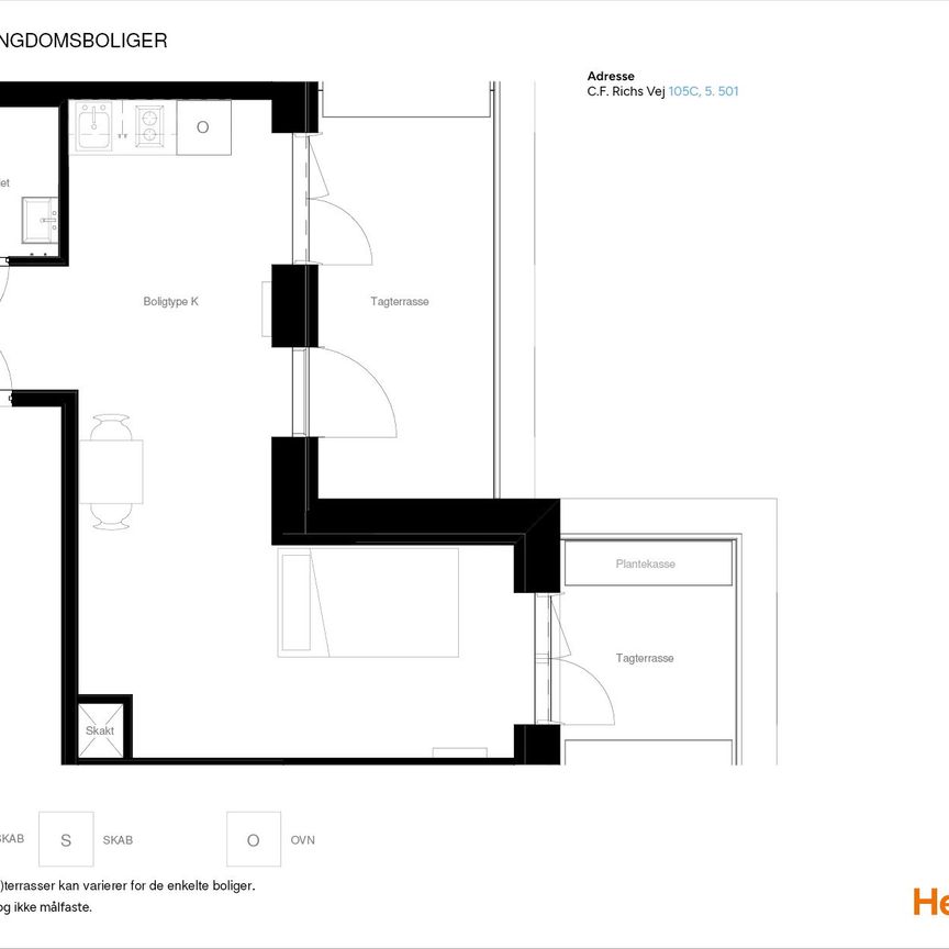 C.F. Richs Vej 105C, 5. 501, 2000 Frederiksberg - Foto 1
