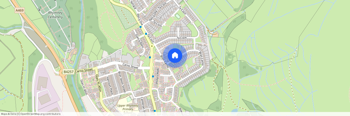 Bryn Carno, Rhymney