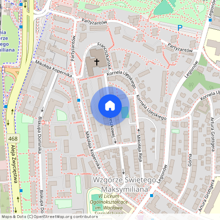 ul. Elizy Orzeszkowej, Wzgórze Św. Maksymiliana, Gdynia, pomorskie