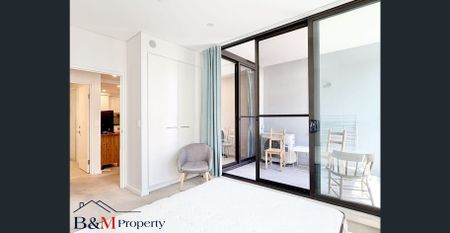 ONLY CROSS A STREET from STATION NEAR NEW MODERN COZY FULL FURNISHED ONE BEDROOM with STUDY - Photo 5