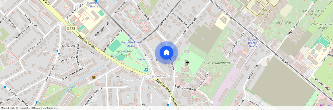 Dohnaer Str. 48, 01219 Dresden OT Strehlen mit Reick-Nordwest