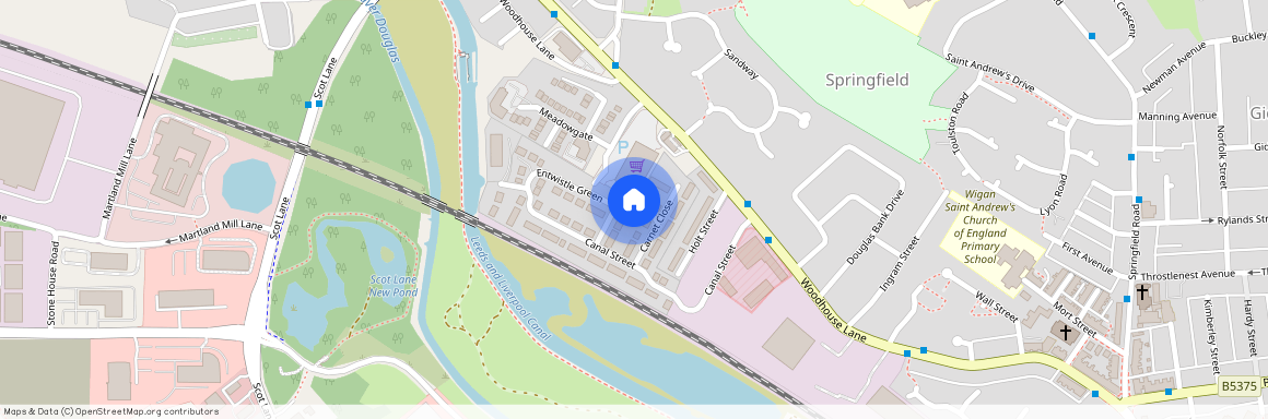 Canalside, Wigan, WN6