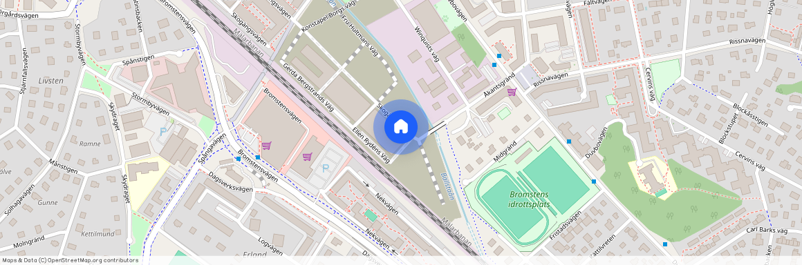 Skogängsvägen 9B, Bromsten