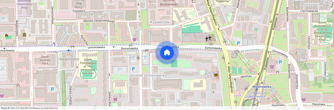 Warszawa, Mokotów, Warszawa, Mokotów, Domaniewska