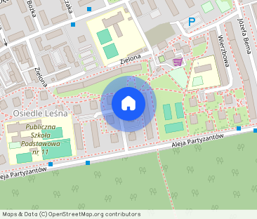 ul. Zielona - 38m2, 2 pokoje, meble, Agd, balkon - Фото 1