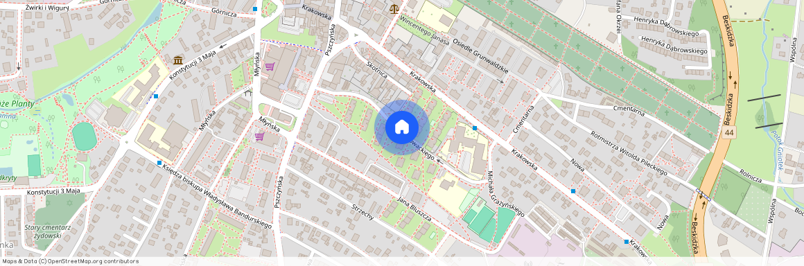 ul. Juliusza Słowackiego, Mikołów, mikołowski, śląskie