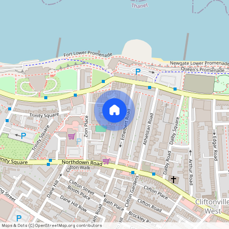 Ethelbert Gardens, Cliftonville, Margate, Kent, CT9