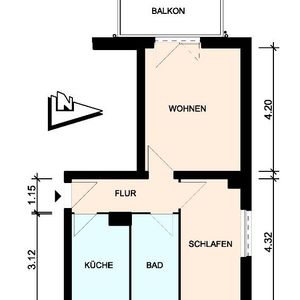 Gemütlich und in Kaufhofnähe - 23566 Lübeck - Photo 2