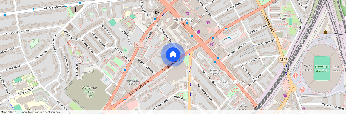 Camden Road, Islington, London, N7