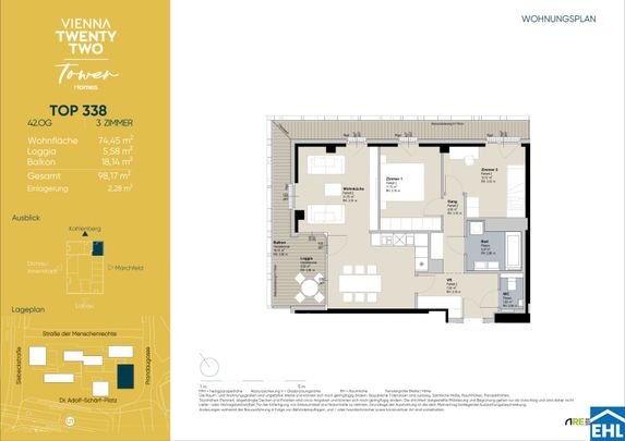 Exklusiver Erstbezug mit Rooftop Spa – TOWER HOMES - Photo 1
