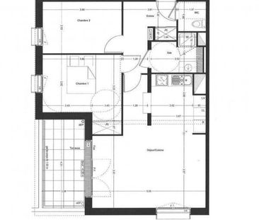 Appartement 3 pièces - - Photo 1