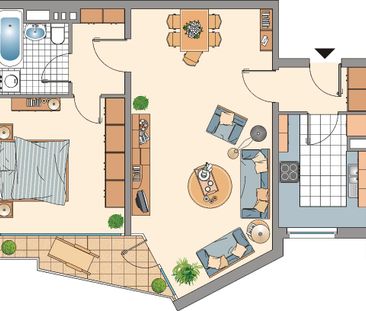 2-Zimmer-Wohnung in Ratingen West - Foto 1