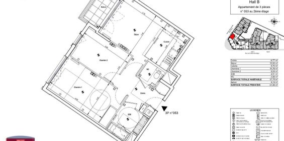 Location Appartement 3 pièces 57m² SURESNES 92150 - Photo 3