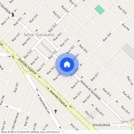 Rua 10 D, Setor Garavelo, Aparecida de Goiânia, GO, 74930195