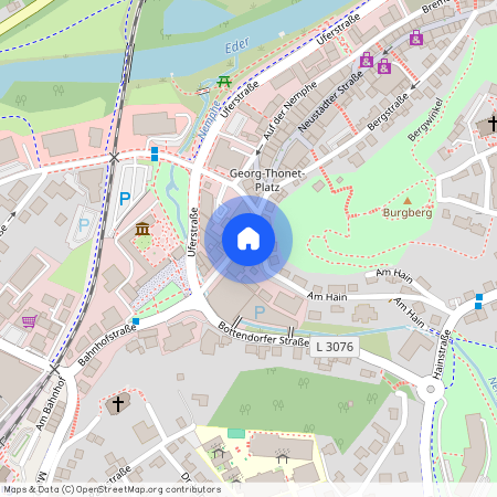 Bahnhofstraße 23, 2.Obergeschoss Rechts u. Links, 35066 Hessen - Frankenberg (Eder)