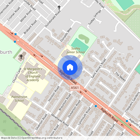 Aigburth Road, Aigburth, Liverpool, Merseyside, L17