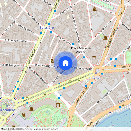 Appartement à louer rue de Longchamp, Paris 16ème