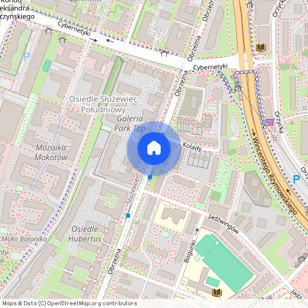 ul. Obrzeżna, Służew, Mokotów, Warszawa, mazowieckie