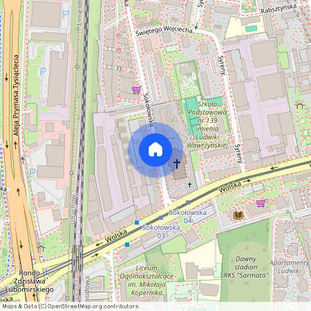 Warszawa, Wola, Młynów, Sokołowska