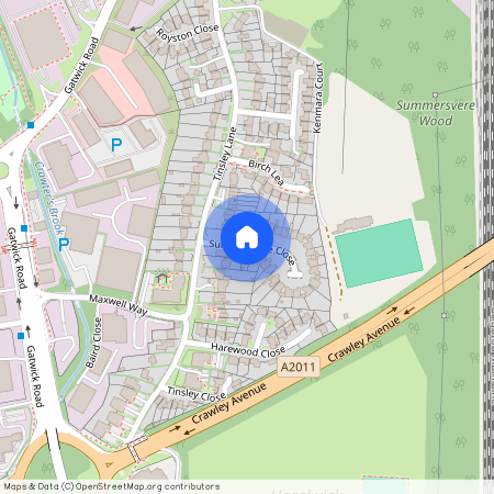 Summersvere Close, Three Bridges, Crawley, West Sussex, RH10