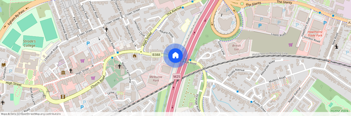 Vicarage Road, Egham, Surrey, TW20