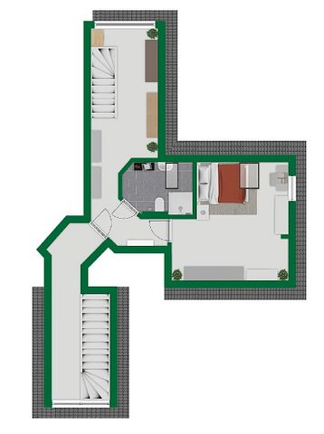 Moderne Maisonette-Wohnung in idyllischer Ortsrandlage von Oberpleis - Photo 4