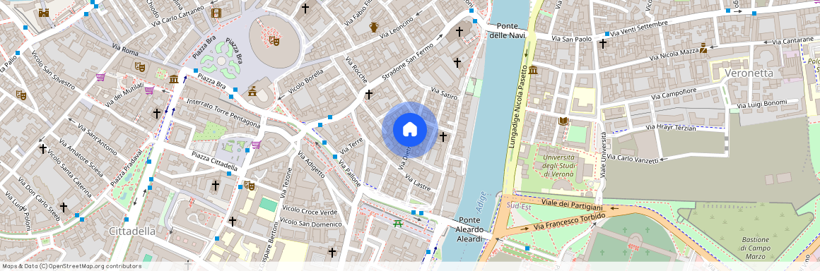 verona via dietro filippini 10, Italy