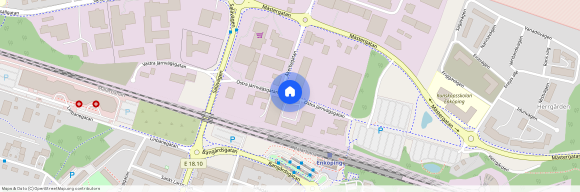 Östra Järnvägsgatan, Enköping