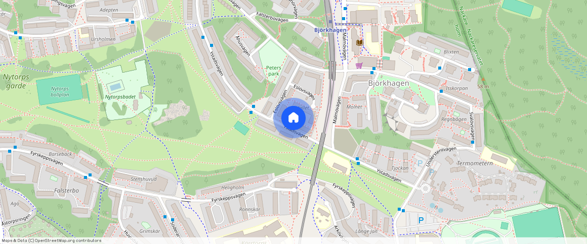 Ystadsvägen **, Björkhagen