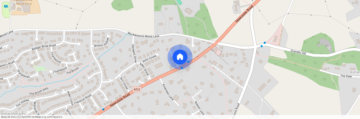 Newcastle Road, Ashley Heath, Loggerheads