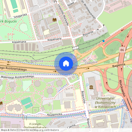 ul. Leopolda Markiefki, Bogucice, Katowice, śląskie