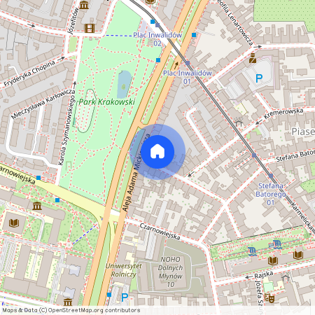 ul. Jana Kochanowskiego, Piasek, Stare Miasto, Kraków, małopolskie
