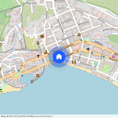 Ποδηλατόδρομος Ναυπάκτου, 303 00 Ναύπακτος, Κέντρο (Ναύπακτος)