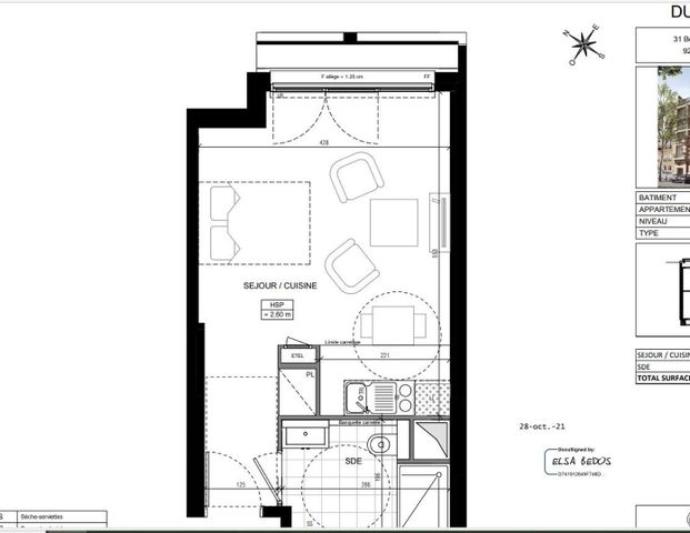 location Appartement T1 DE 29.38m² À VANVES - Photo 1