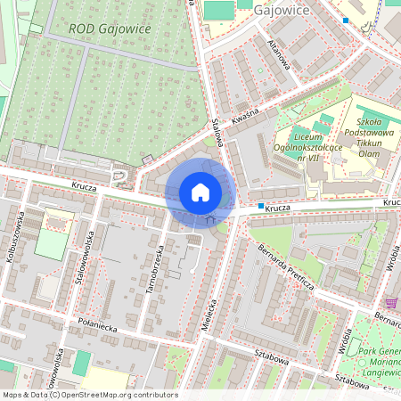 ul. Krucza, Gajowice, Fabryczna, Wrocław, dolnośląskie