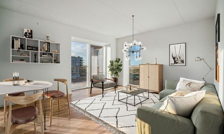 Lys 2-værelses lejlighed med stort badeværelse og altan på 3. sal - Foto 5