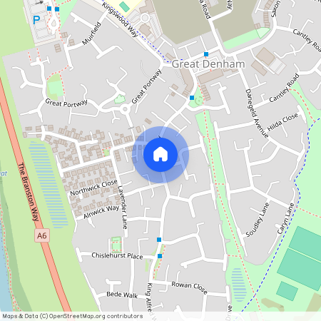 Anglia Way, Great Denham