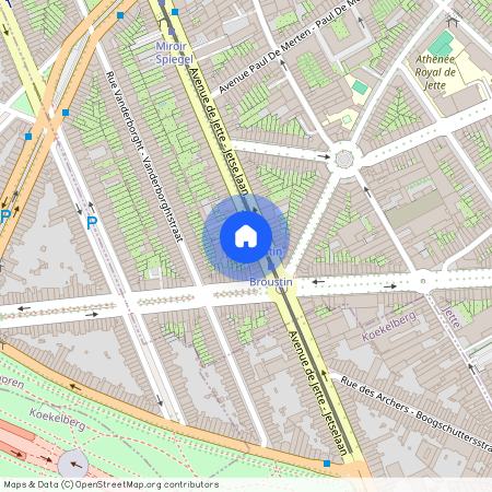 Avenue Paul de Merten - Paul de Mertenlaan 1, 1090 Jette