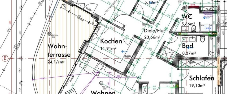 1. Reihe Elb- und Domblick, 4R, Neubau, Design EBK, Tiefgarage - Photo 1