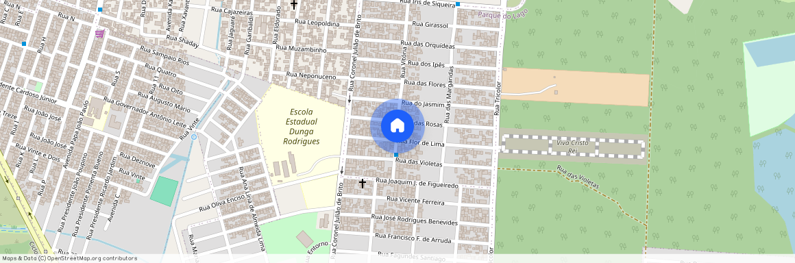 Rua Tricolor, Parque do Lago, Várzea Grande