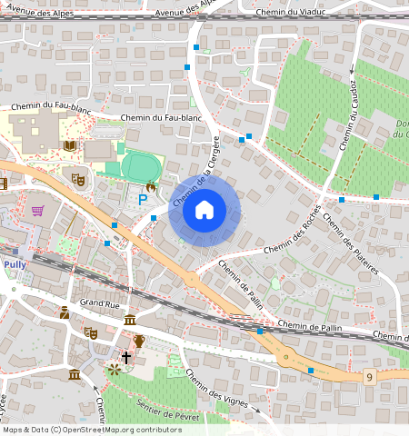 Chemin de la Clergère **, 1009, Pully