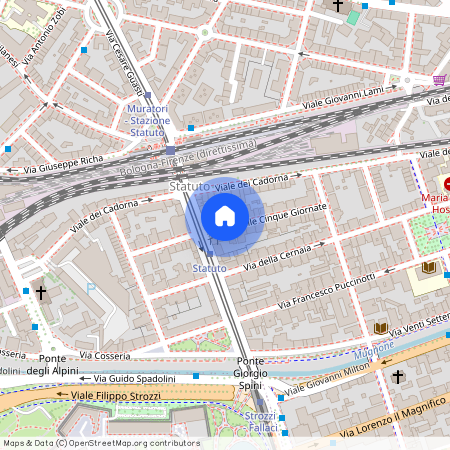 Via delle Cinque Giornate, Rifredi, Firenze, Firenze, 50129, Toscana